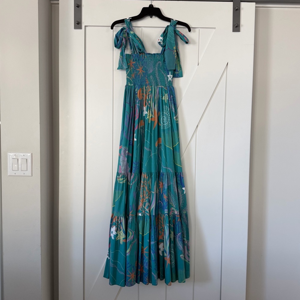 Sheridan French Under the Sea Teal Kelly Dress